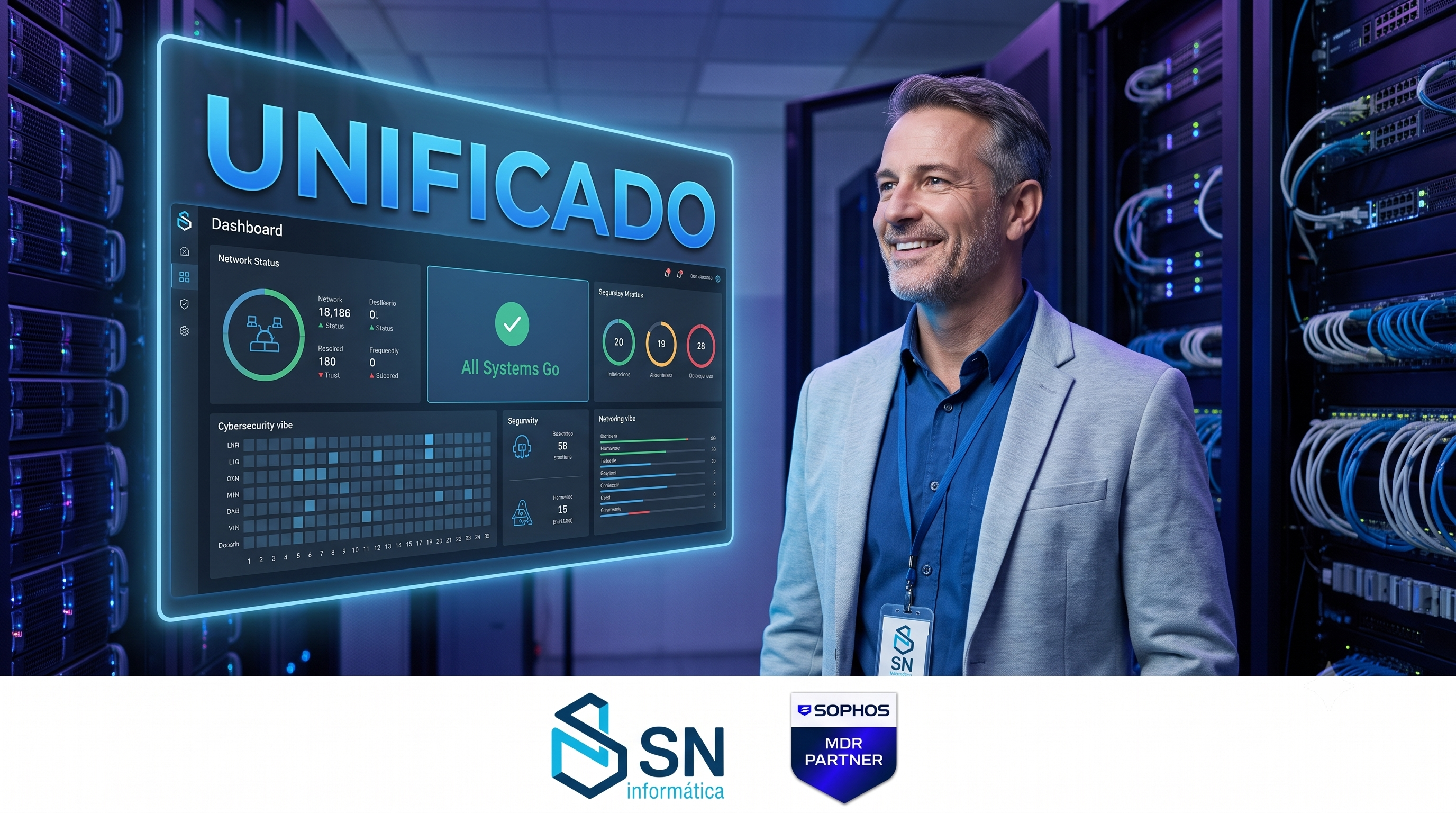 Diagrama de Arquitetura Sophos MDR Unificado