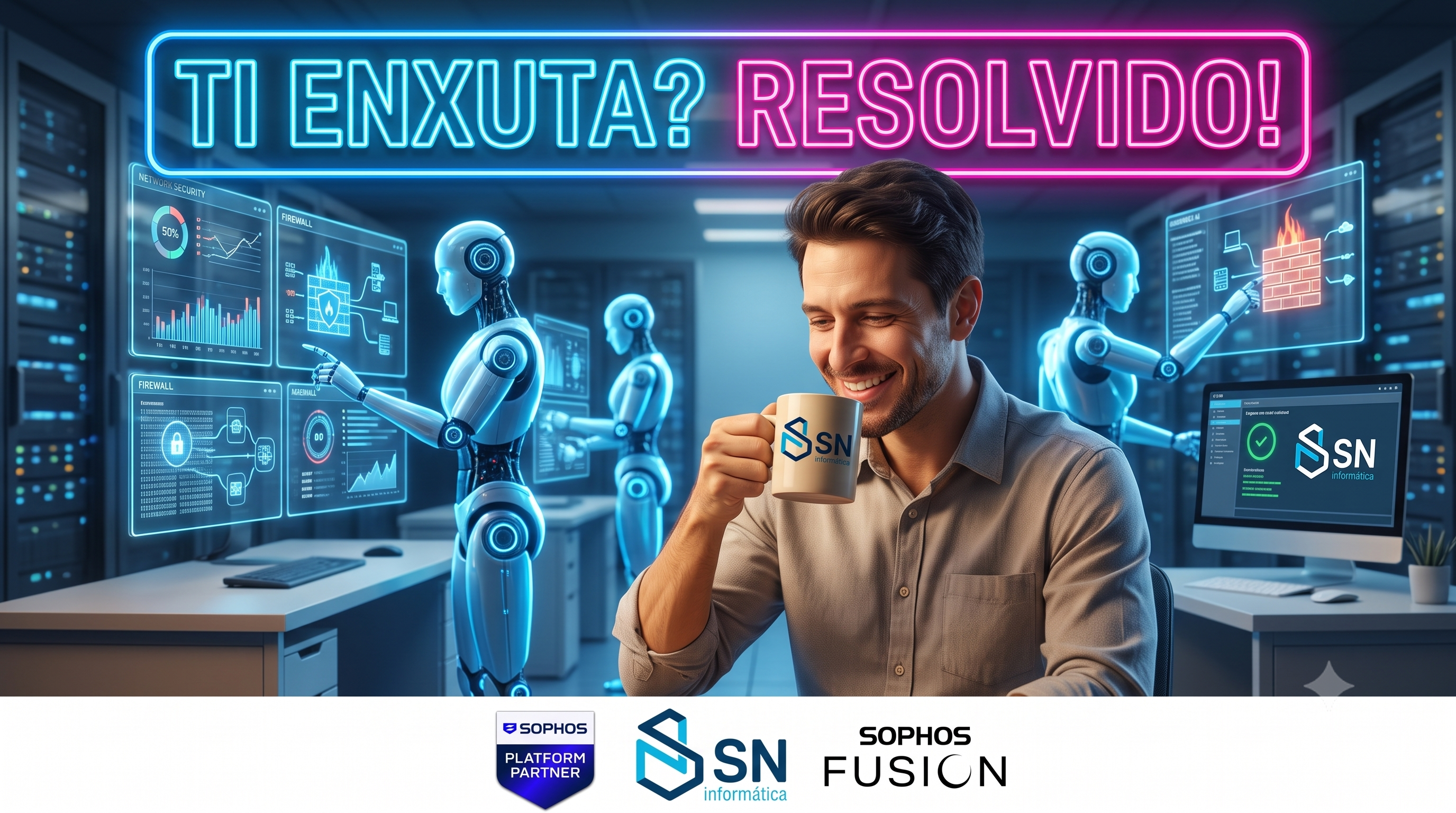 Representação visual do Sophos Fusion