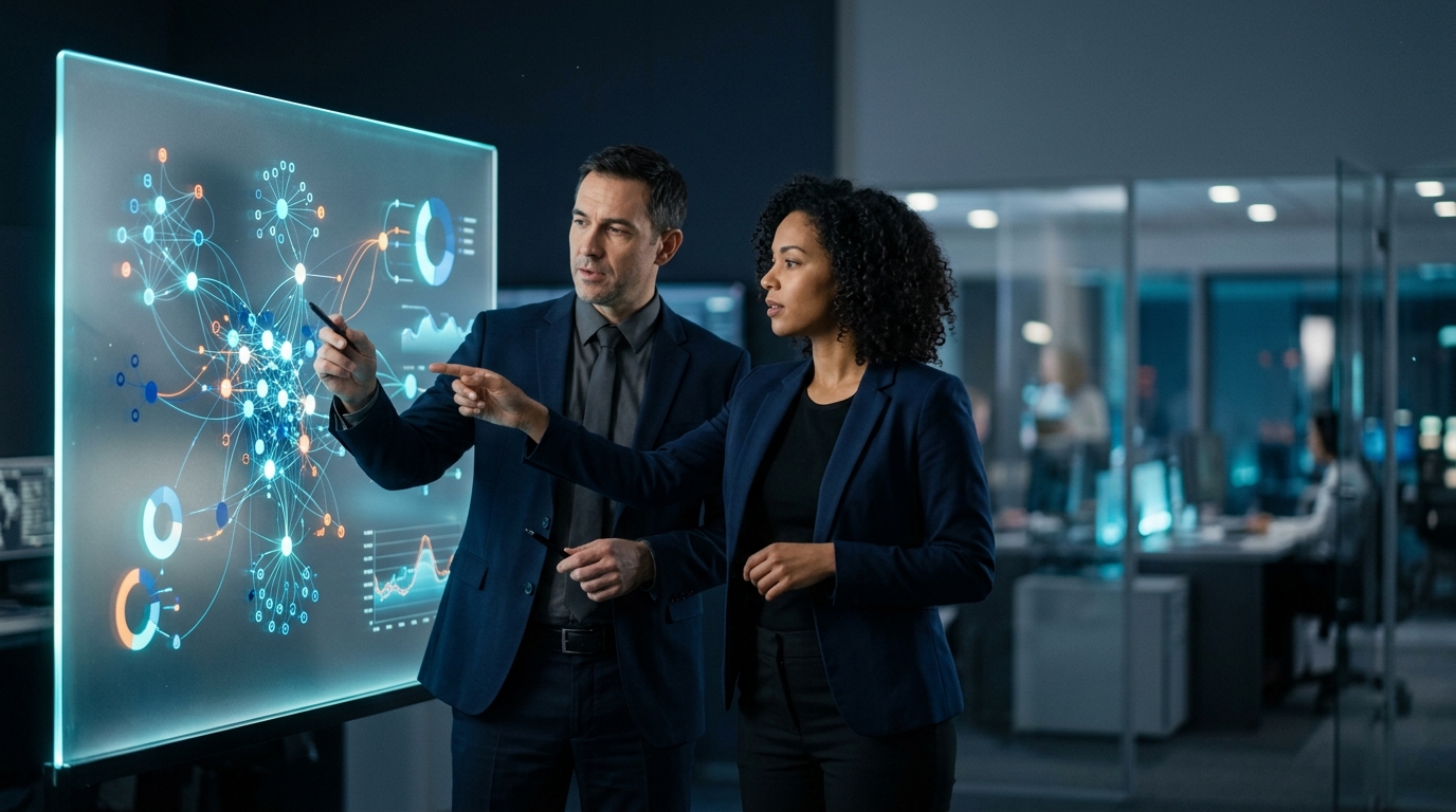 Especialistas certificados Sophos analisando indicadores de ameaça em tela