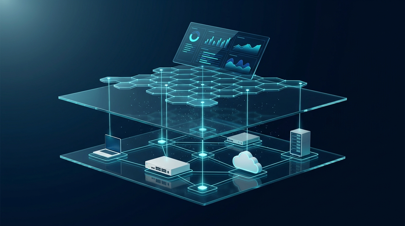 Camada estratégica do CISO Advantage sobre a plataforma de produtos do Sophos Fusion